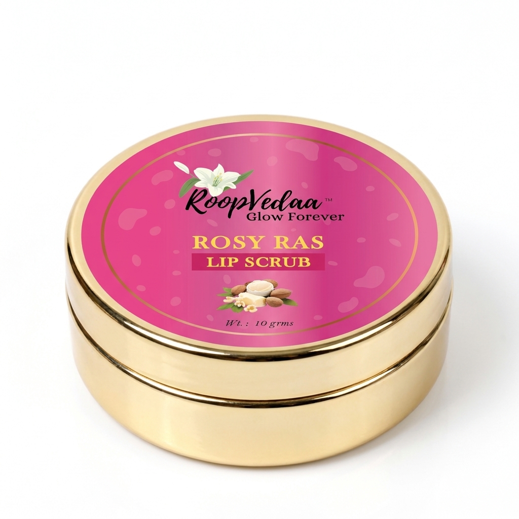 RoopVedaa Rosy Ras Lip Scrub front view