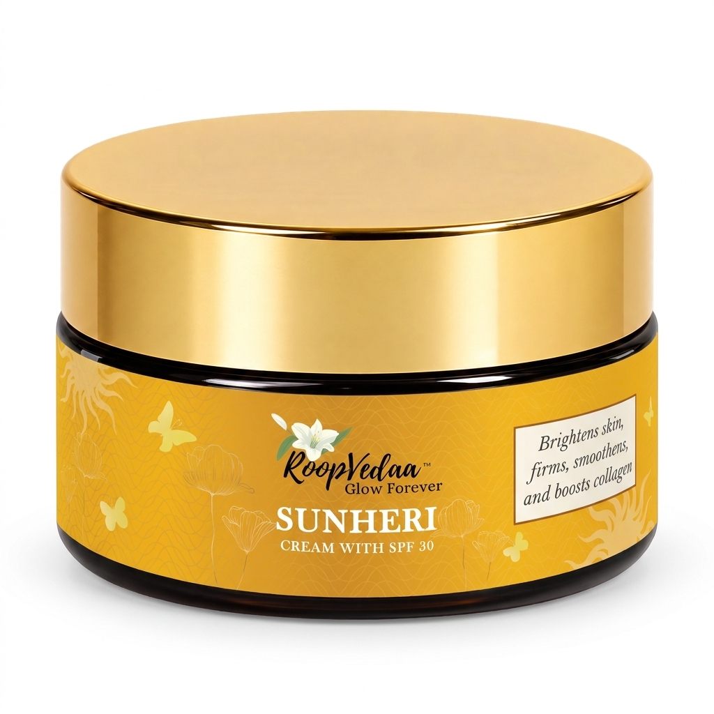 RoopVedaa Sunheri Cream with SPF 30 front view